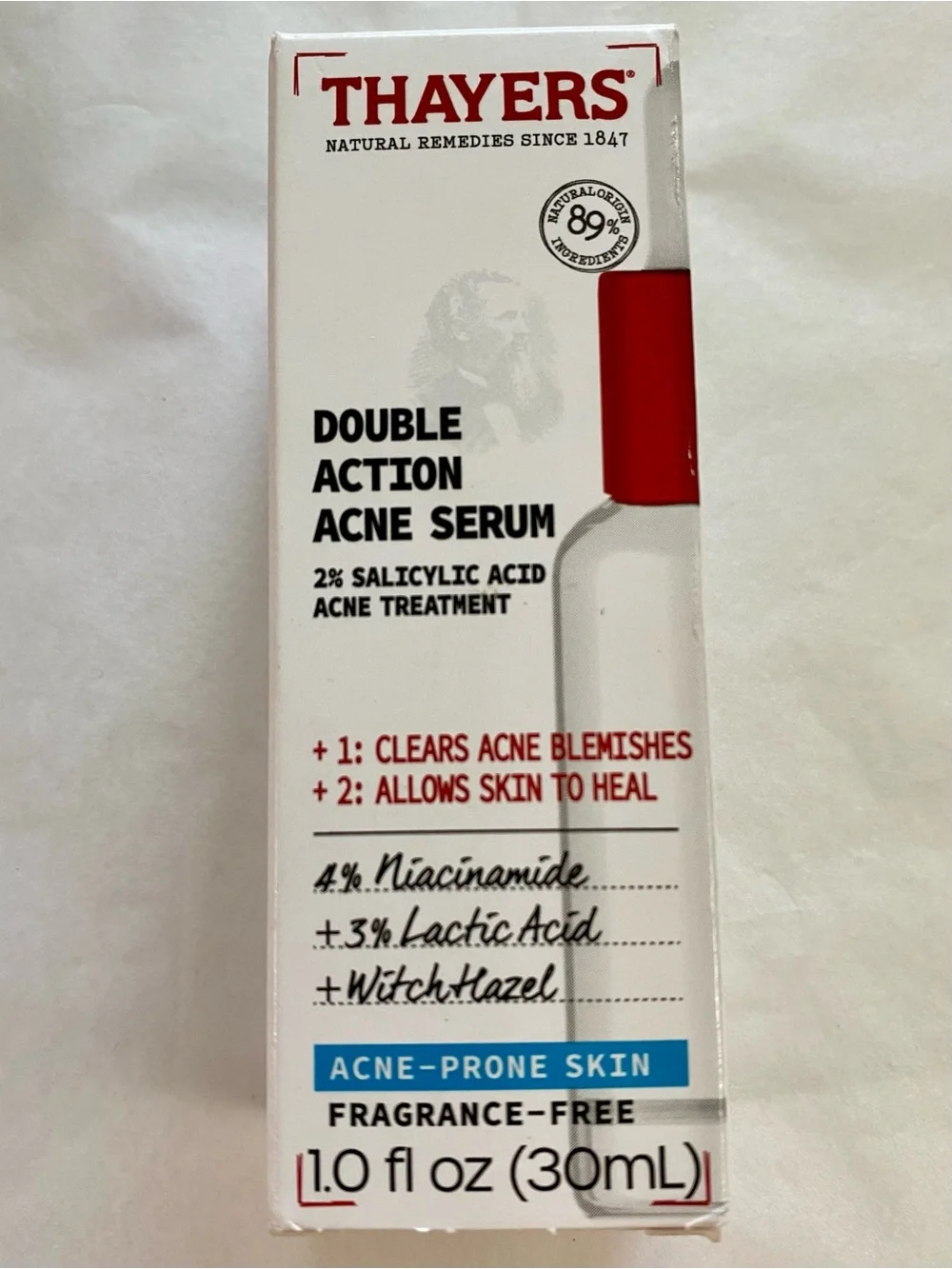 Thayers Double Action Acne Serum - 1.0 fl oz
